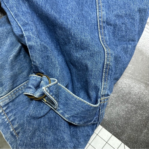 GUESS by Georges Marciano VNTG 80s/90s made in USA sz 2 Retro Cut Denim Jacket - Picture 5 of 6